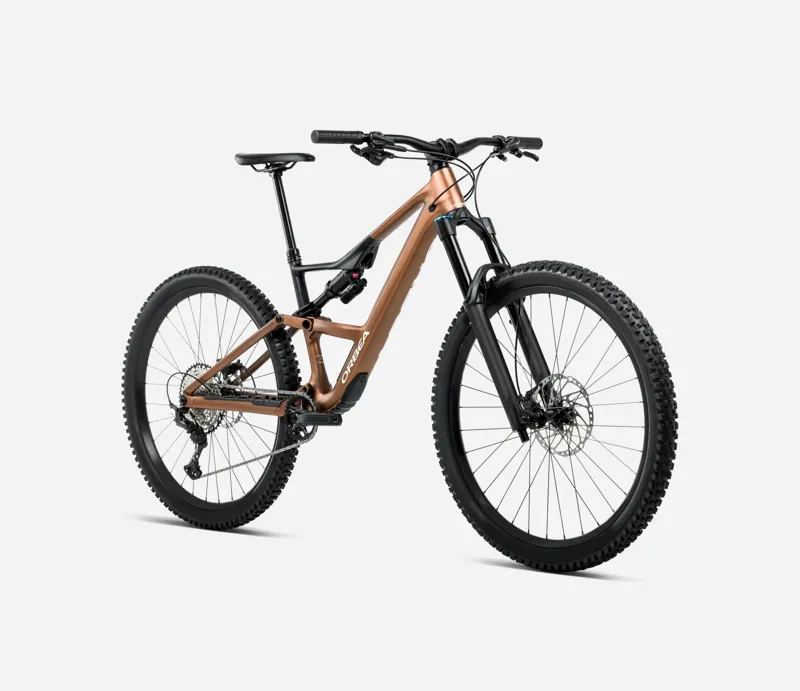 ORBEA Occam LT H30 Full Suspension Mountain Bike in Cinnamon Matt and Black-3