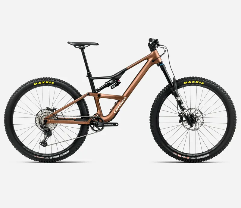 ORBEA Occam LT H10 Full Suspension Mountain Bike in Cinnamon Matt and Black