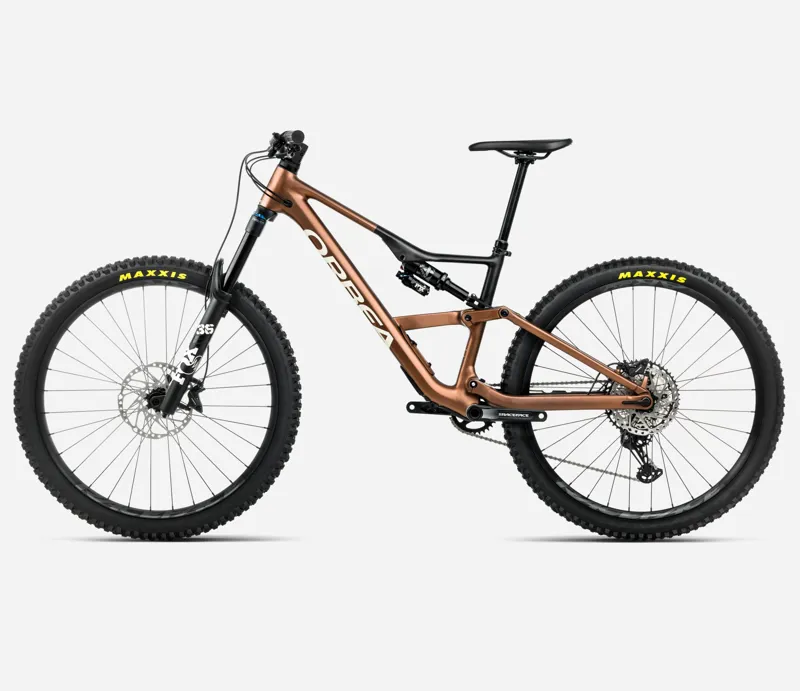 ORBEA Occam LT H10 Full Suspension Mountain Bike in Cinnamon Matt and Black-3