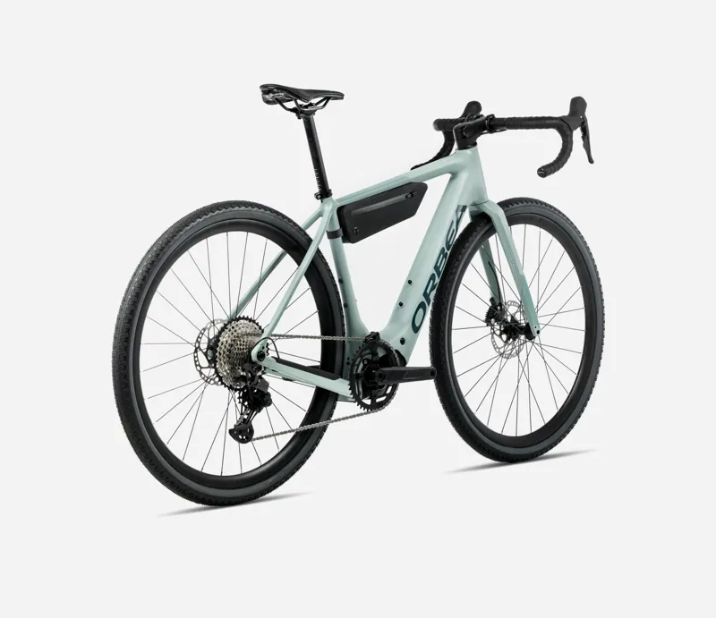ORBEA Denna H40 420Wh Electric Gravel Bike in Blue Stone Matt and Escape Green-1