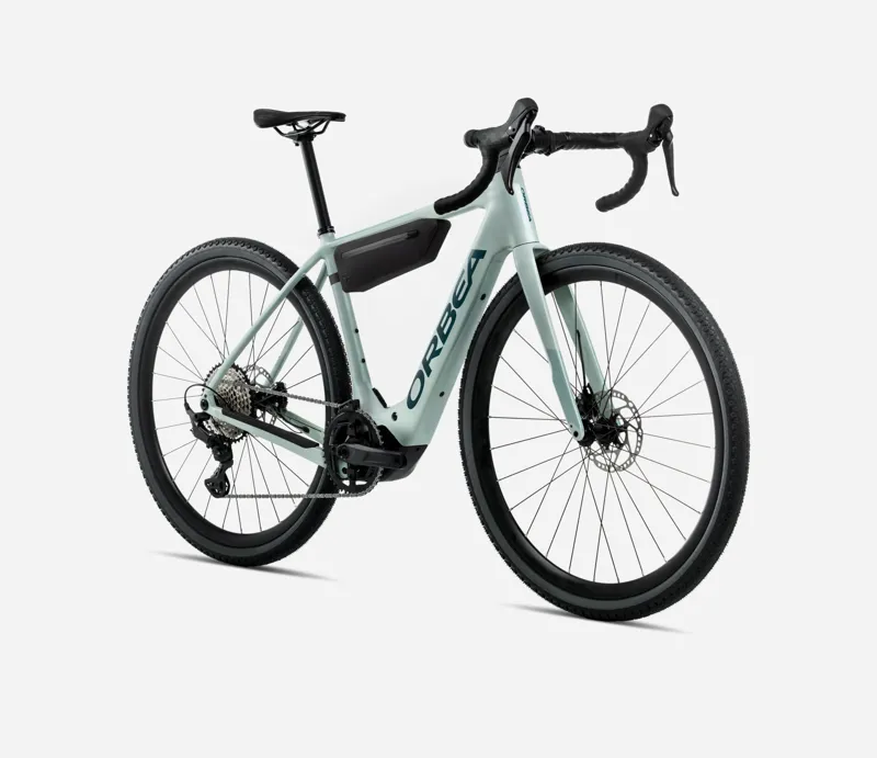 ORBEA Denna H30 420Wh Electric Gravel Bike in Blue Stone Matt and Escape Green-2