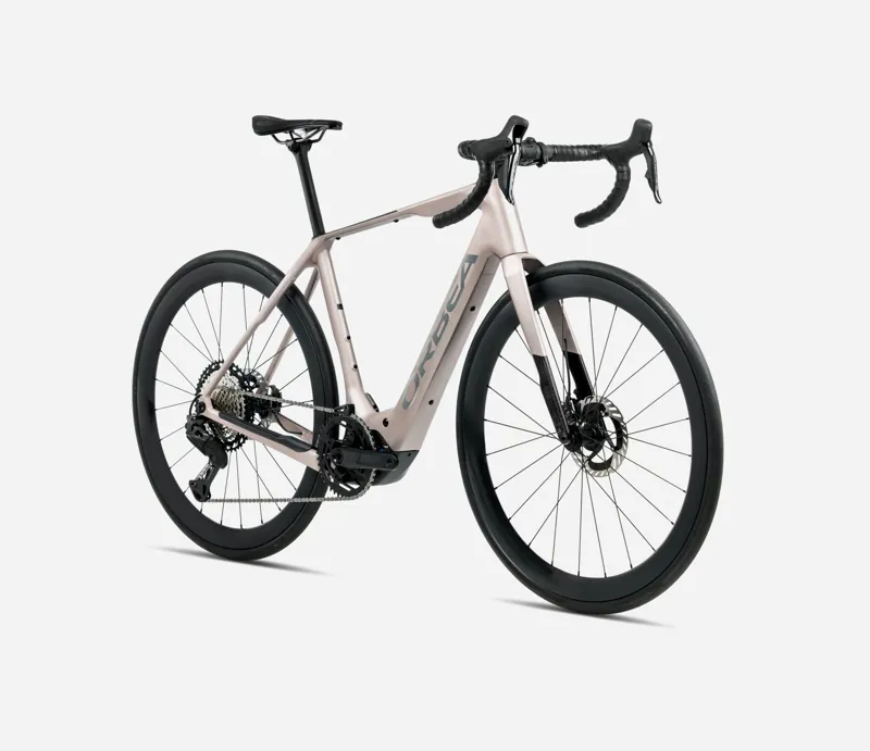 ORBEA Denna M40 420Wh Electric Gravel Bike in Nickel Matt and Carbon Raw-2