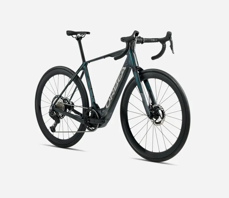 ORBEA Denna M20 420Wh Electric Gravel Bike in Escape Green and Foggy Matt-2