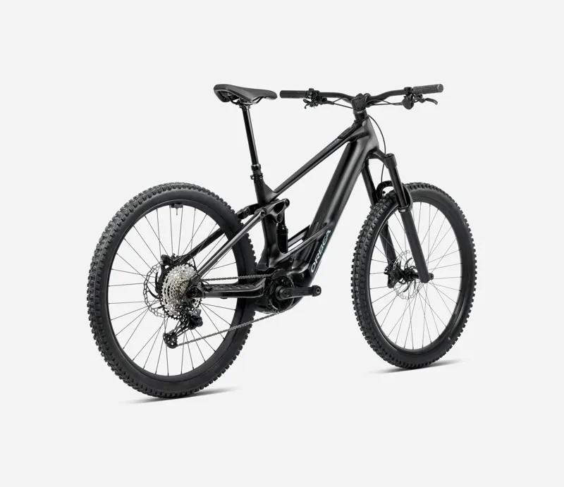 ORBEA Wild ST H30 600Wh Full Suspension Electric Mountain Bike in Diamond Black and Blue Stone Matt-1