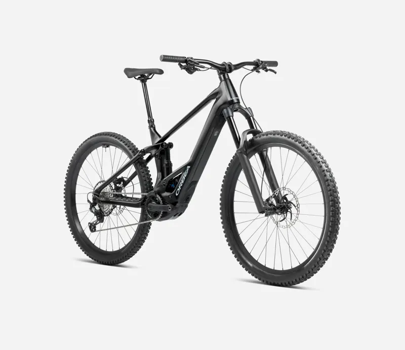 ORBEA Wild ST H20 750Wh Full Suspension Electric Mountain Bike in Diamond Black and Blue Stone Matt-2