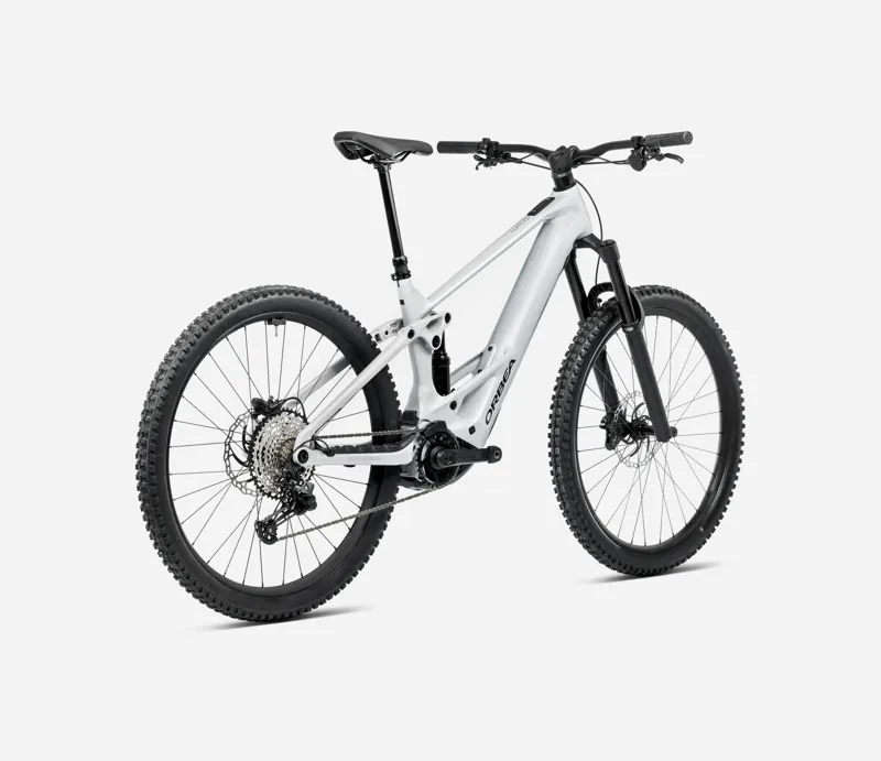 ORBEA Wild ST H20 750Wh Full Suspension Electric Mountain Bike in Halo Silver-1