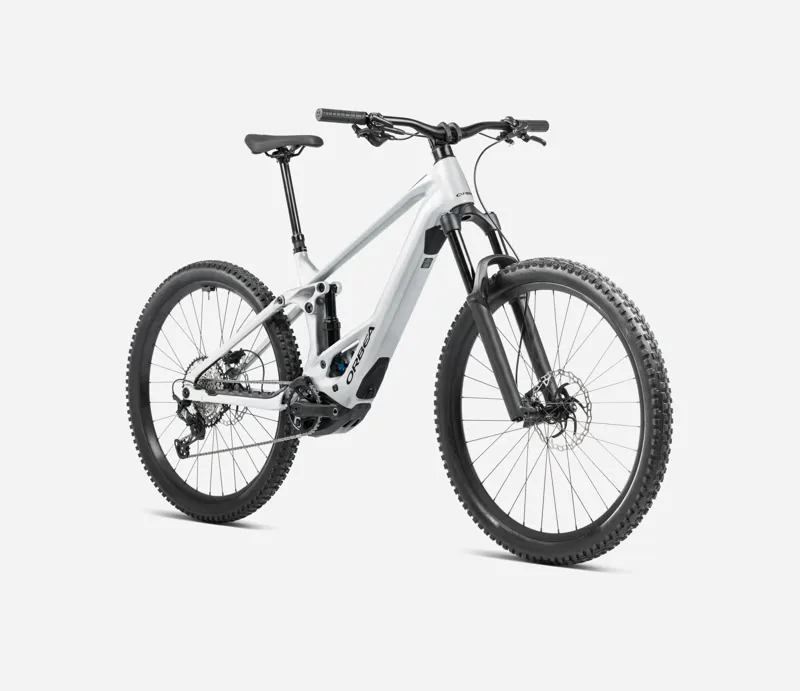ORBEA Wild ST H30 600Wh Full Suspension Electric Mountain Bike in Halo Silver-2