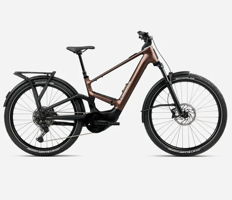 ORBEA Muga 30 750Wh Electric Hybrid Bike in Rust and Diamond Black Matt