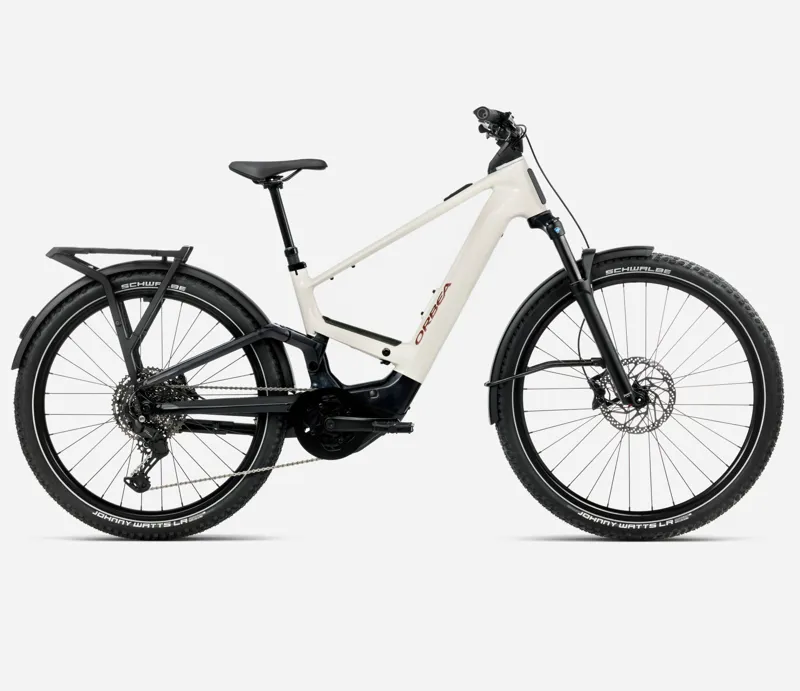 ORBEA Muga 30 750Wh Electric Hybrid Bike in Ivory White and Black