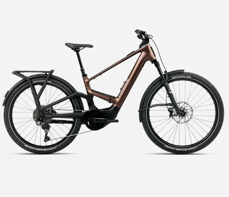 ORBEA Muga 20 750Wh Electric Hybrid Bike in Rust and Diamond Black Matt