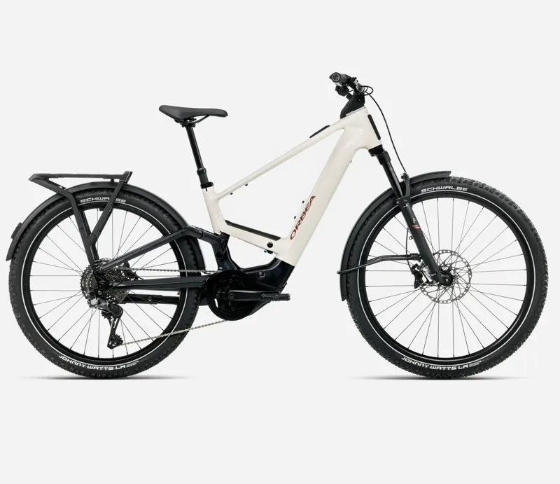 ORBEA Muga 20 750Wh Electric Hybrid Bike in Ivory White and Black
