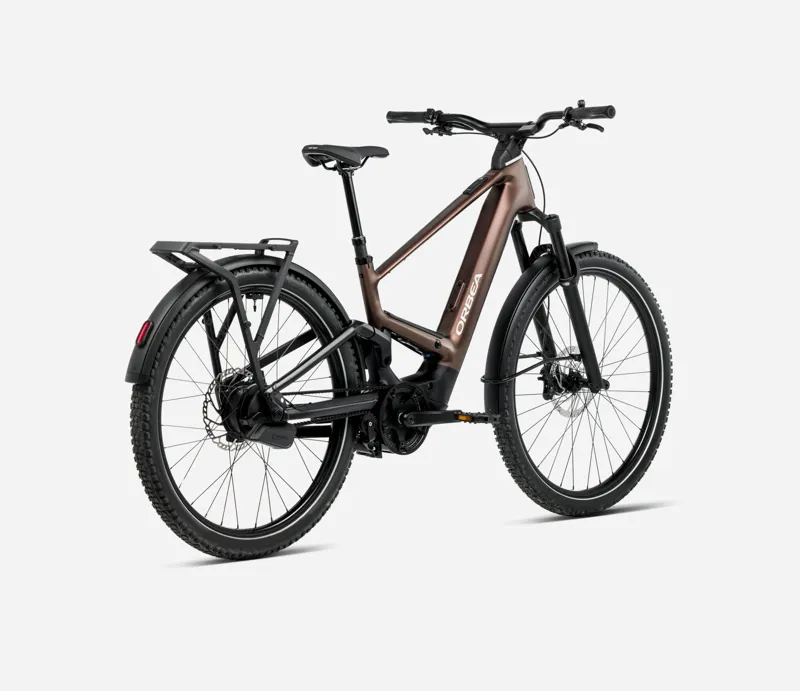 ORBEA Muga 20 750Wh Electric Hybrid Bike in Rust and Diamond Black Matt-1