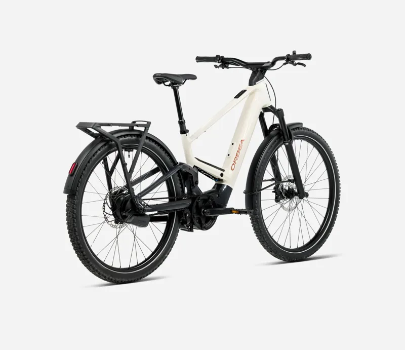ORBEA Muga 30 750Wh Electric Hybrid Bike in Ivory White and Black-1