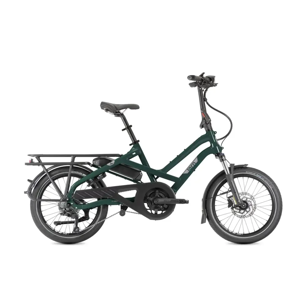 Team Cycles Tern Bikes Tern HSD P10 Gen 2 545Wh Electric Cargo Bike in Green | Interest FREE Finance & Online Refund Policy.