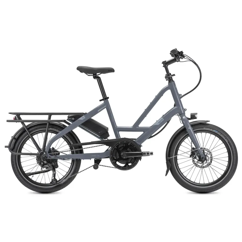 Team Cycles Tern Bikes Tern Quick Haul P9 400wh Electric Cargo Bike in Blue Grey | Interest FREE Finance & Online Refund Policy.