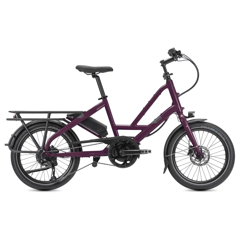 Team Cycles Tern Bikes Quick Haul P9 400Wh Electric Cargo Bike in Merlot | Interest FREE Finance & Online Refund Policy.