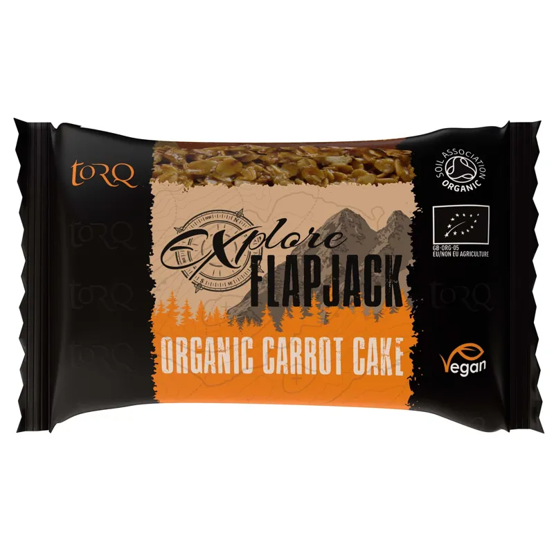 Torq Explore Flapjack 65g Organic Carrot Cake