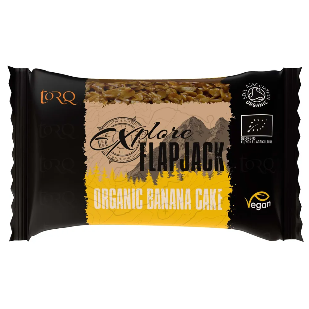 Team Cycles Torq Explore Flapjack in Organic Banana Cake - 65g | Interest FREE Finance & Online Refund Policy.