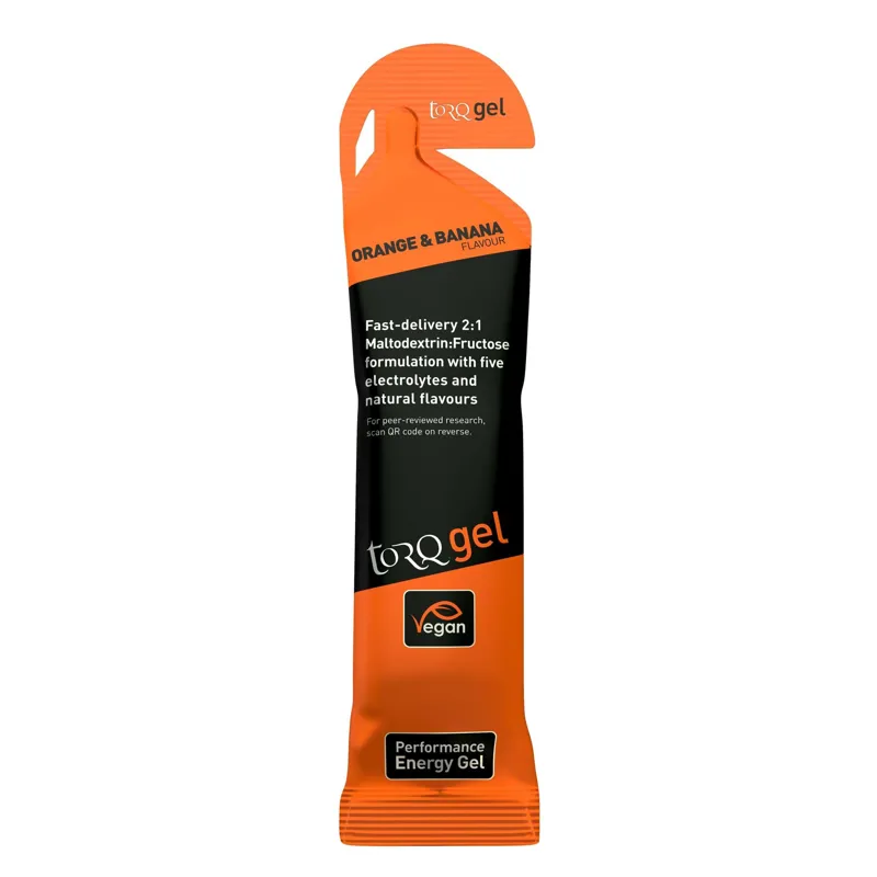 Torq Energy Gel 45g in Orange and Banana