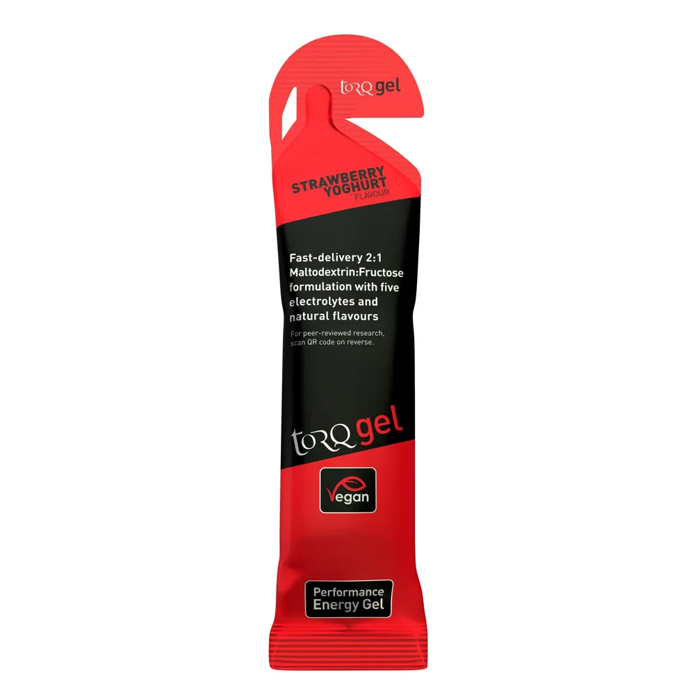 Team Cycles Torq Energy Gel 45g - Strawberry Yoghurt | Interest FREE Finance & Online Refund Policy.