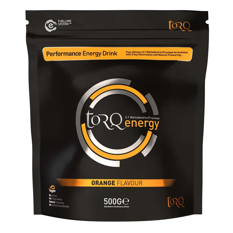 Torq Natural Energy Drink in Orange - 500g