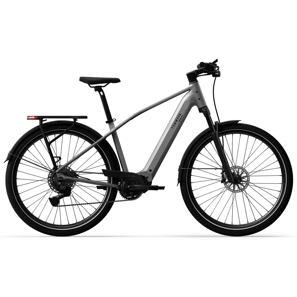 Team Cycles Tenways AGO X Special Edition 560Wh Electric Hybrid Bike in Starlight Silver - 50cm | Interest FREE Finance & Online Refund Policy.