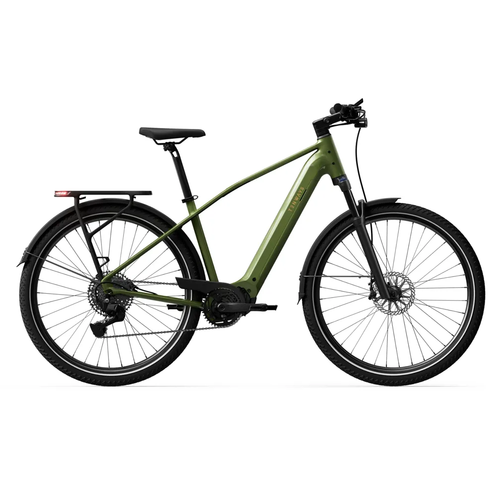Team Cycles Tenways AGO X Special Edition 560Wh Electric Hybrid Bike in Olive Moss - 50cm | Interest FREE Finance & Online Refund Policy.