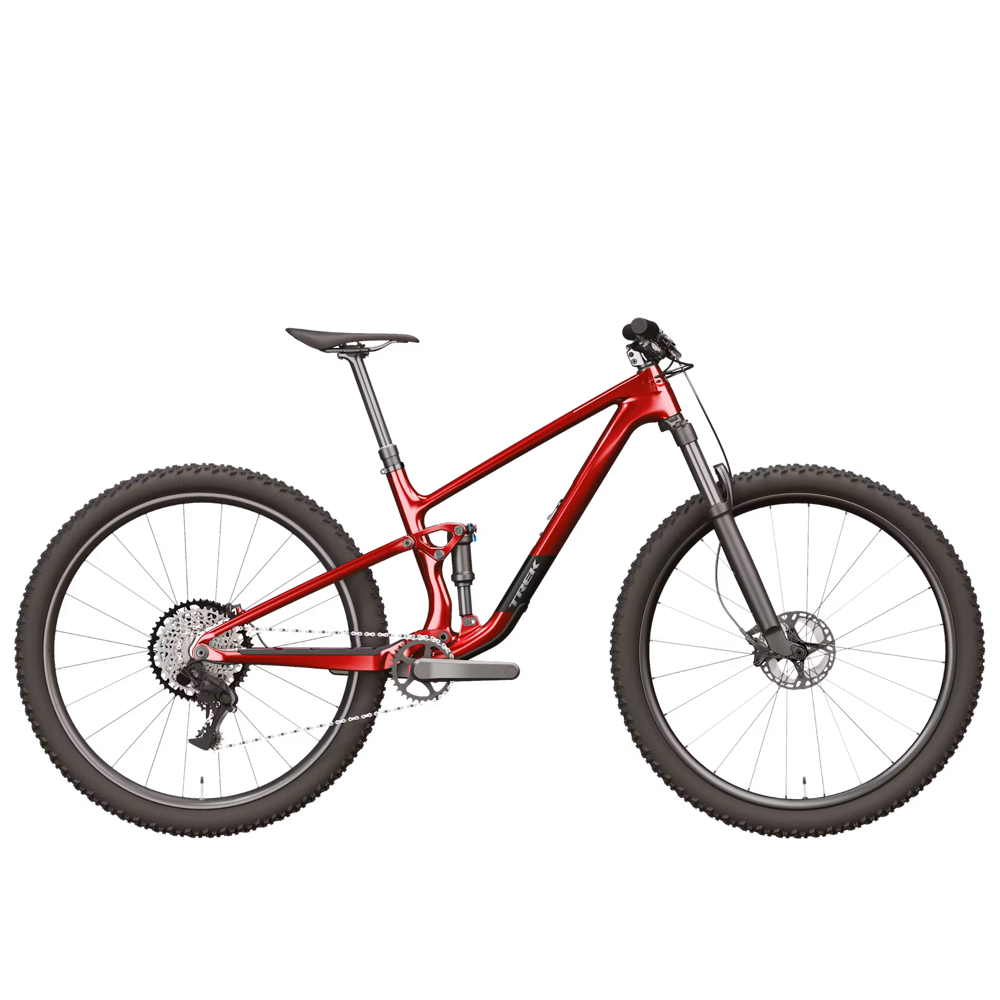 Team Cycles Trek TREK Top Fuel 8 Gen 4 Full Suspension Mountain Bike in Fury Red | Interest FREE Finance & Online Refund Policy.