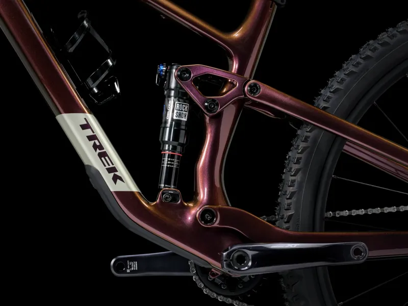 TREK Top Fuel 9.8 XT Full Suspension Mountain Bike in Axinite Flip-3