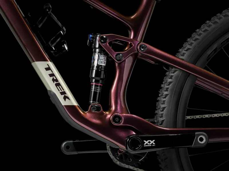 TREK Top Fuel 9.9 XX AXS Gen 4 Full Suspension Mountain Bike in Axinite Flip-3