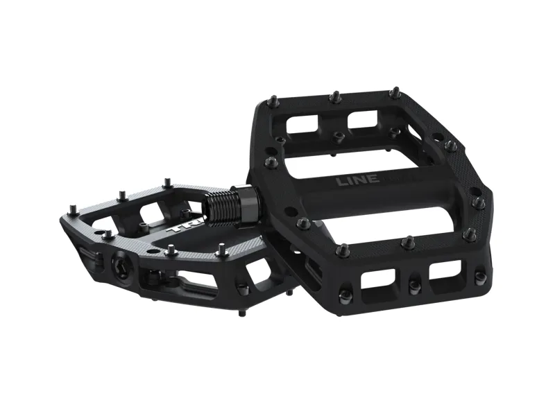 TREK Line Elite Flat Mountain Bike Pedals in Black