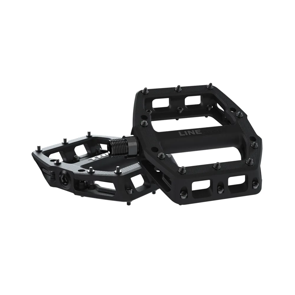 Team Cycles Trek TREK Line Elite Flat Mountain Bike Pedals in Black | Interest FREE Finance & Online Refund Policy.
