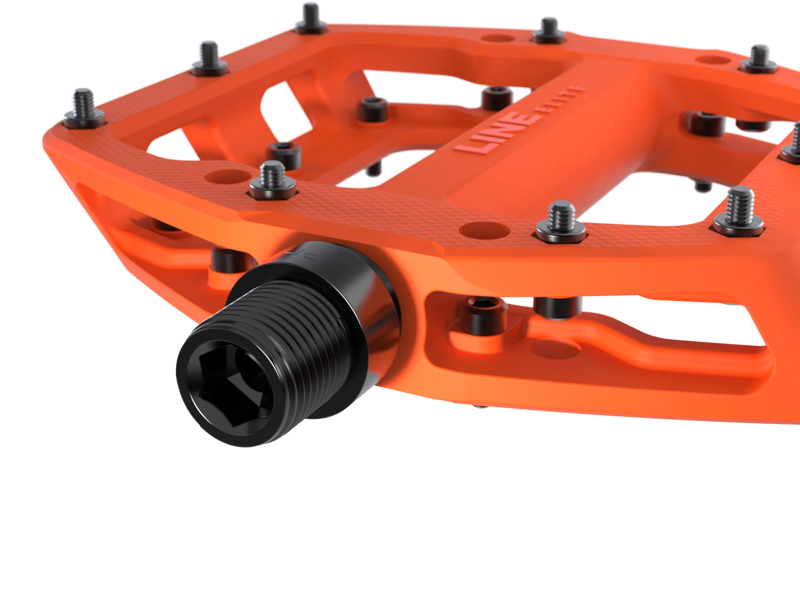 TREK Line Elite Flat Mountain Bike Pedals in Roarange-2