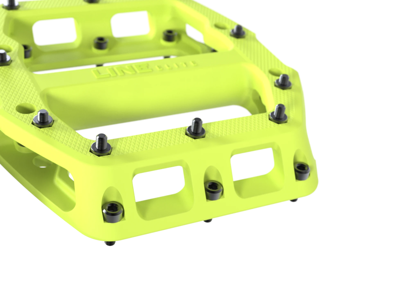 TREK Line Elite Flat Mountain Bike Pedals in Volt-1