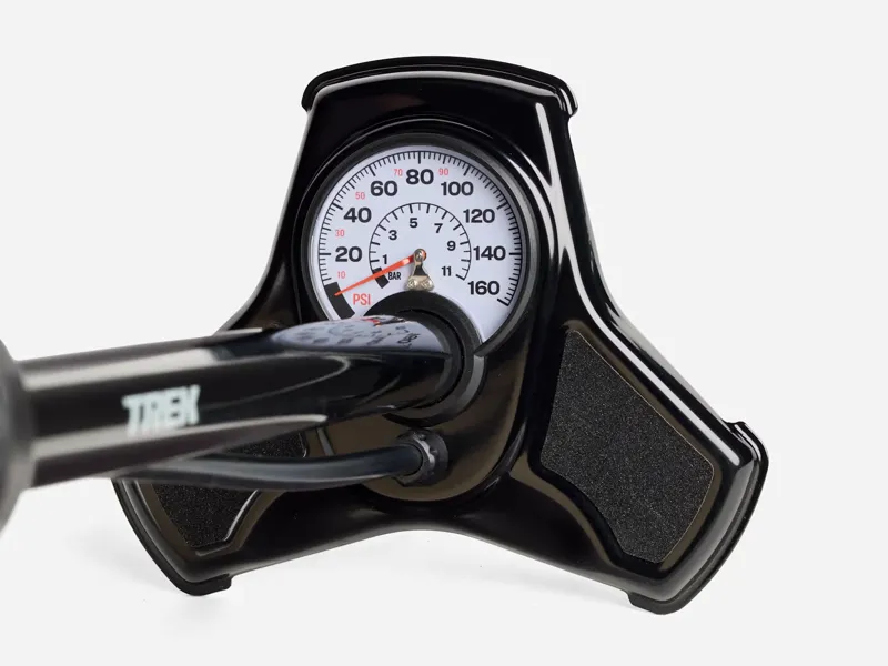 TREK Charger Floor Pump in Black-2