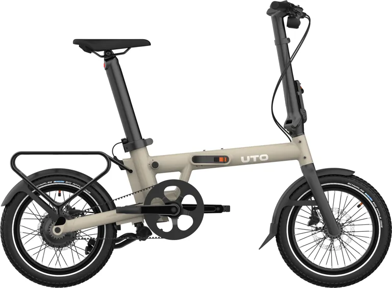 UTO Morning PRO16 250Wh Electric Folding Bike in Satin Taupe