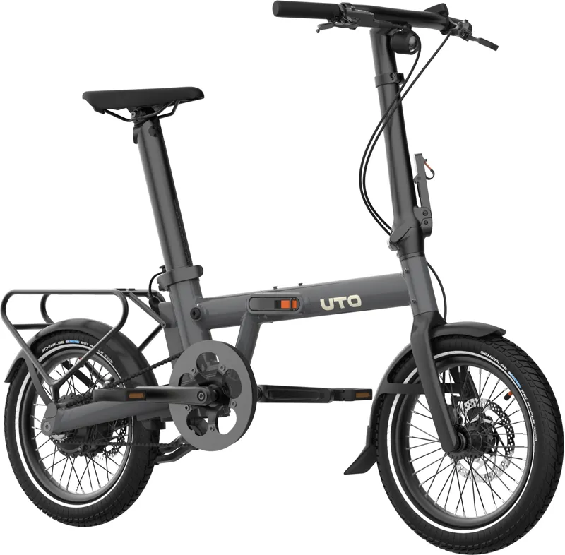 UTO Morning PRO16 250Wh Electric Folding Bike in Anthracite Grey-1