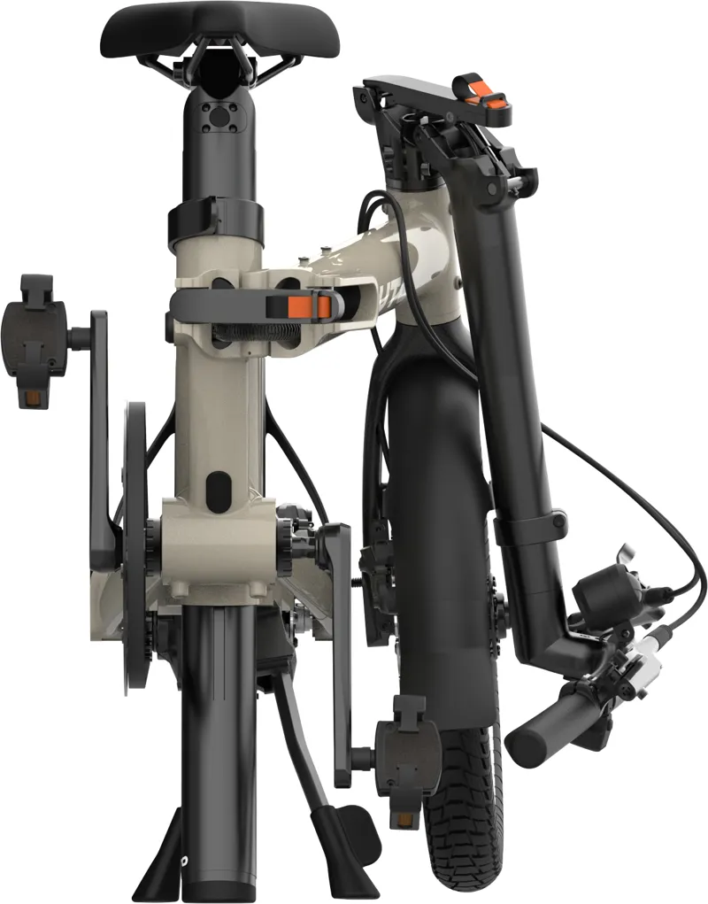 UTO Morning PRO16 250Wh Electric Folding Bike in Satin Taupe-3