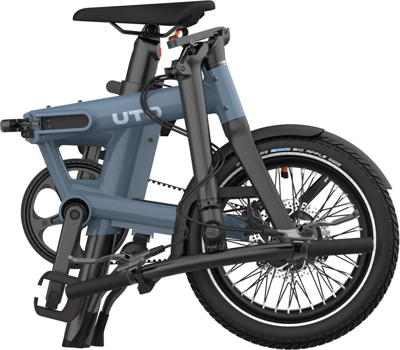 UTO Morning PRO16 250Wh Electric Folding Bike in Mineral Blue-2