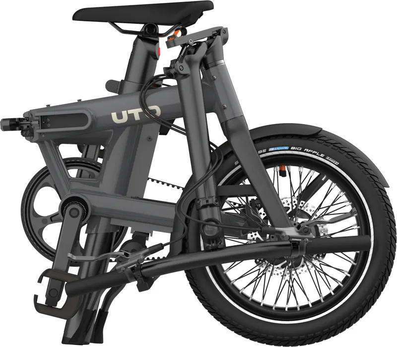 UTO Morning PRO16 250Wh Electric Folding Bike in Anthracite Grey-2