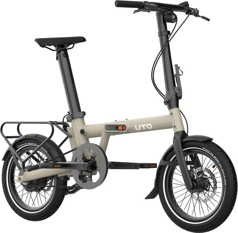 UTO Morning PRO16 250Wh Electric Folding Bike in Satin Taupe-1