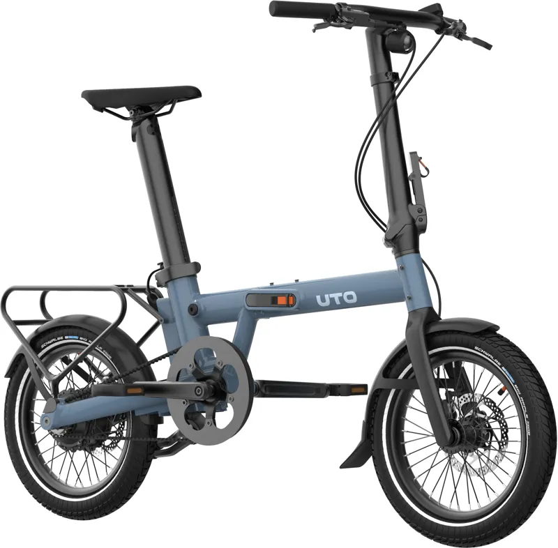 UTO Morning PRO16 250Wh Electric Folding Bike in Mineral Blue-1