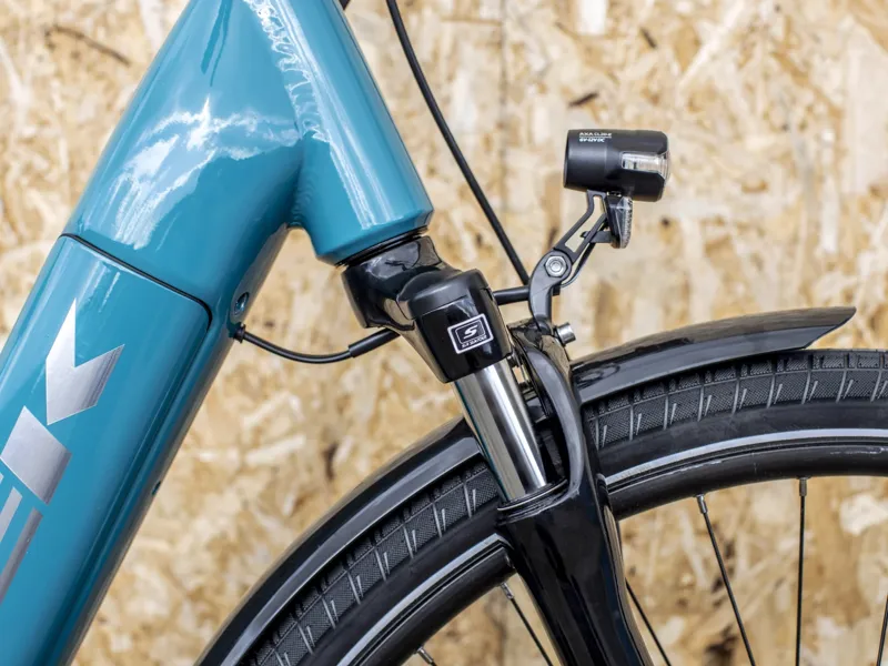 TREK Verve+ 3 Lowstep 400Wh Electric Hybrid Bike in Teal-5