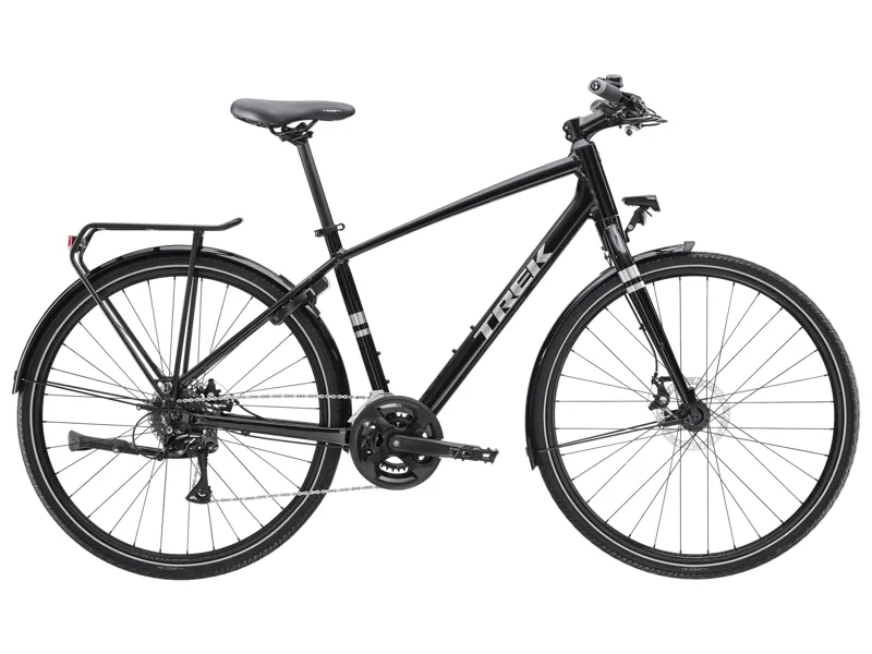 TREK Verve 1 Equipped Hybrid Bike in Trek Black