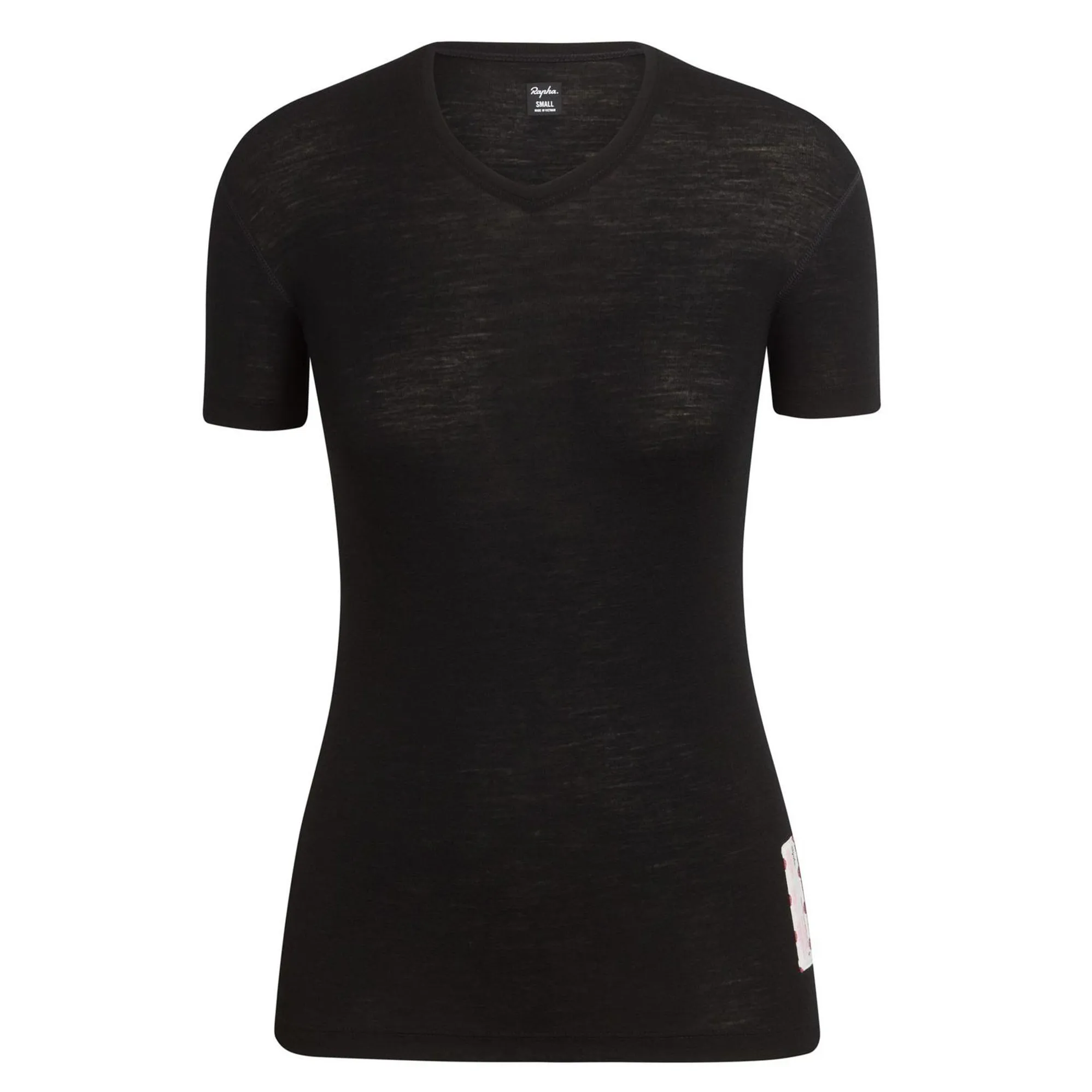 Rapha Women's Merino Base Layer Short Sleeve in Black