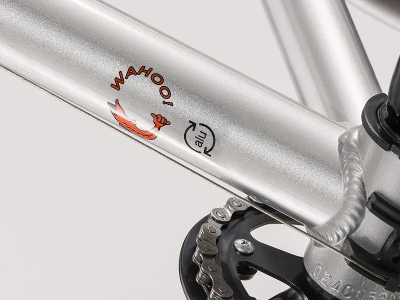 TREK Wahoo 24 inch Wheel Kids Bike Quicksilver and Orange-3