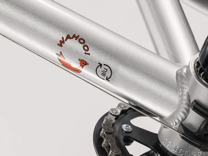 TREK Wahoo 26 inch Wheel Kids Bike Quicksilver and Orange-3