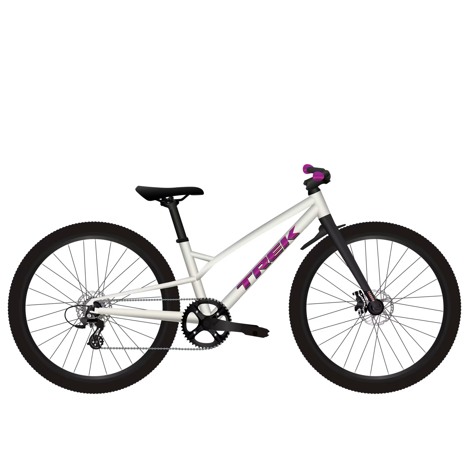 TREK Wahoo 20 Trail Kids Bike in Crystal White