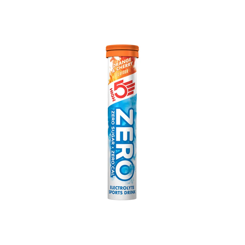Team Cycles High5 ZERO Hydration Tabs in Cherry Orange | Interest FREE Finance & Online Refund Policy.