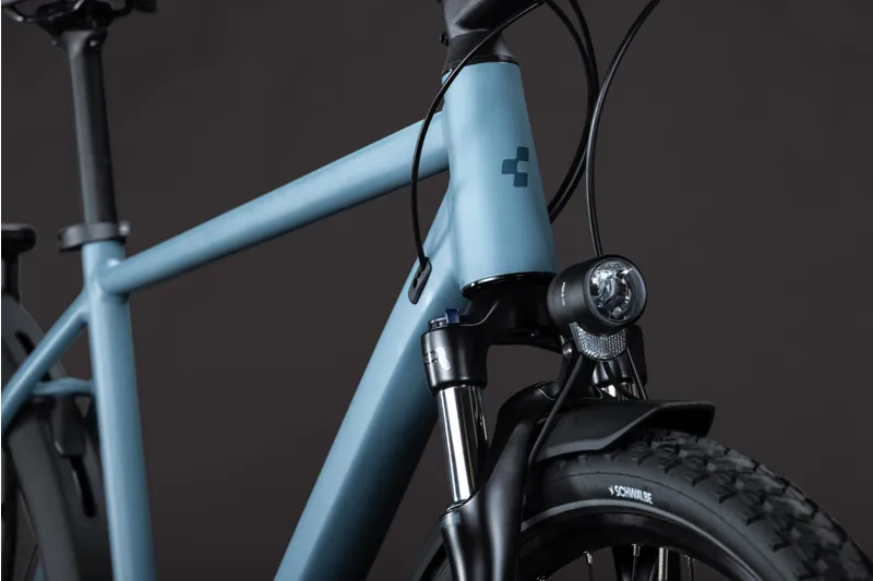 Cube Nature Pro FE Hybrid Bike in Surfblue and Blue-3